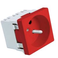 45X45 UPS ÇOC. KOR. PRİZ (45 DERECE)(KIRMIZI) 1